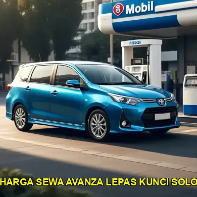 harga sewa avanza lepas kunci solo